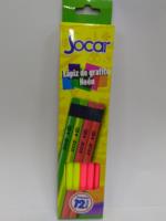 LAPIZ # 2   HB NEON                JOCAR 745980 LNN COLORES S