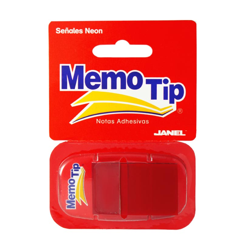 BANDERITA ADHESIVA ROJO    C/050 MEMOTIP