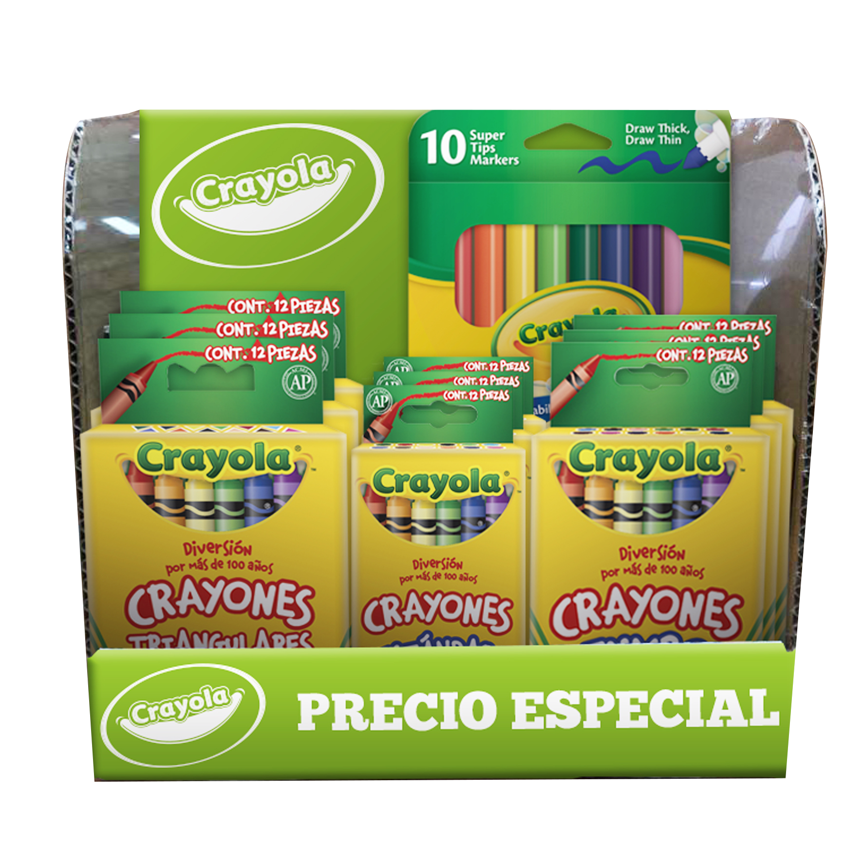 CRAYON PDQ MIX C/11 + 4 PLUM S.TIPS CRYO