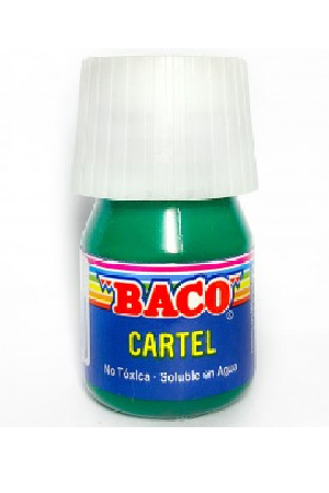 PINTURA CARTEL  20ML VDE.ESME.C/10  BACO