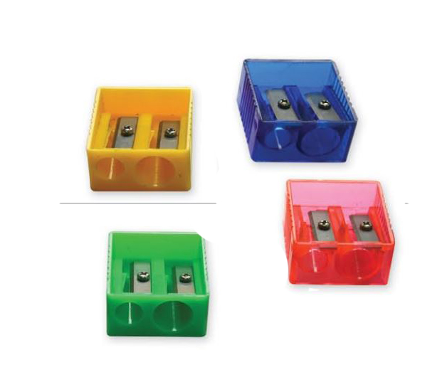 SACAPUNTA ESCOLAR PLAST.2 USOS C/24 ALIA 106184 PS-386 S0015
