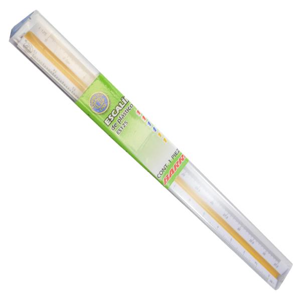 ESCALIMETRO PLASTICO 30CMS ES125 BARRILI