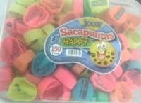 SACAPUNTA ESCOLAR PLAST.C/150 HAPPY JOCA 747847 SH