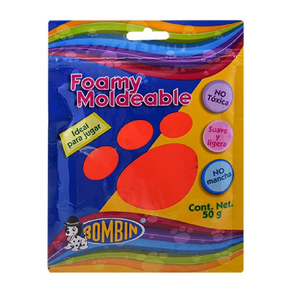 MASA FOMI MOLDEAB.50GR AZUL       BOMBIN