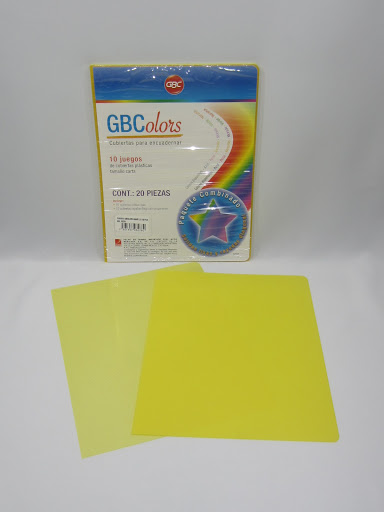 PASTA CTA.PLAST.AMARILLO    LISO/RAY.GBC 032780 C/10JGS 14PTS