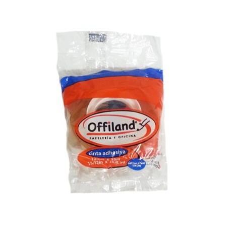 CINTA TRANSPARENTE 12X65 512332 OFFILAND (COLOR MIEL)