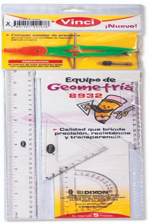 JUEGO DE GEOM.CHIC.ESTAND.ESC.5010 DIXON