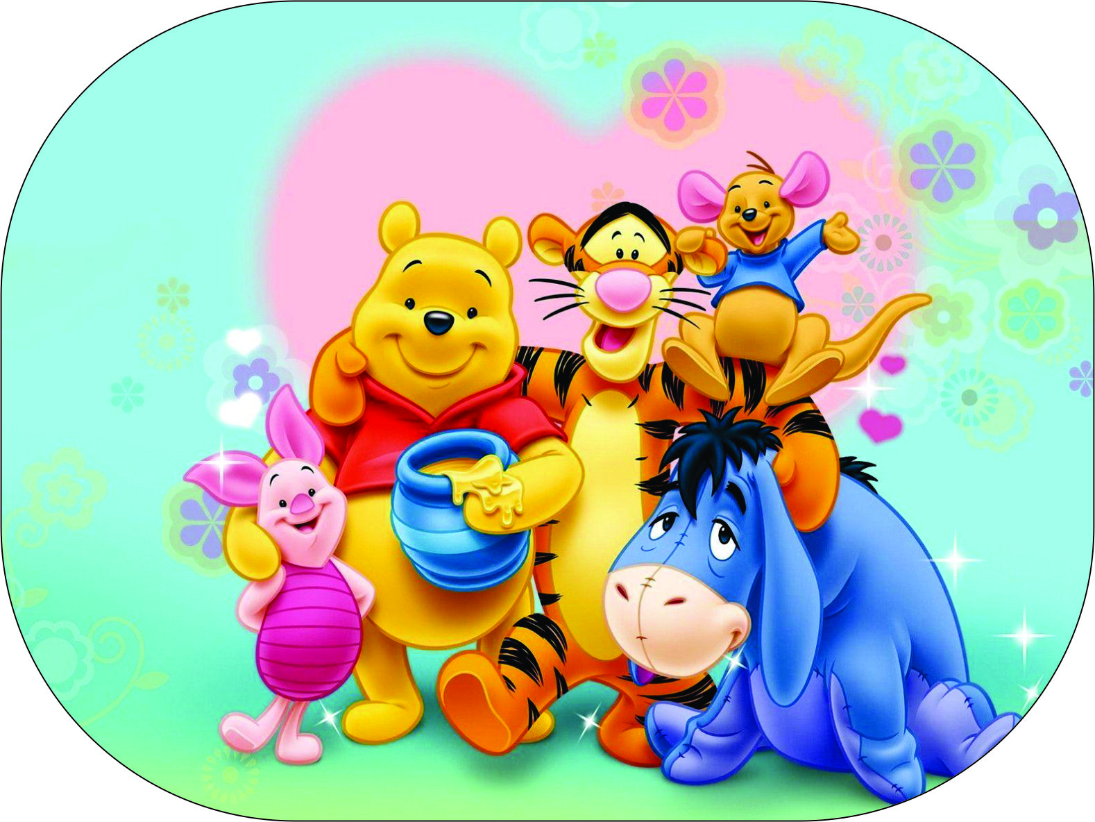 TAPETE PLAST. P/ALIMENTOS WINNIE POOH